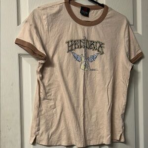 Euphoria Graphic Tee with Guitar and Wings